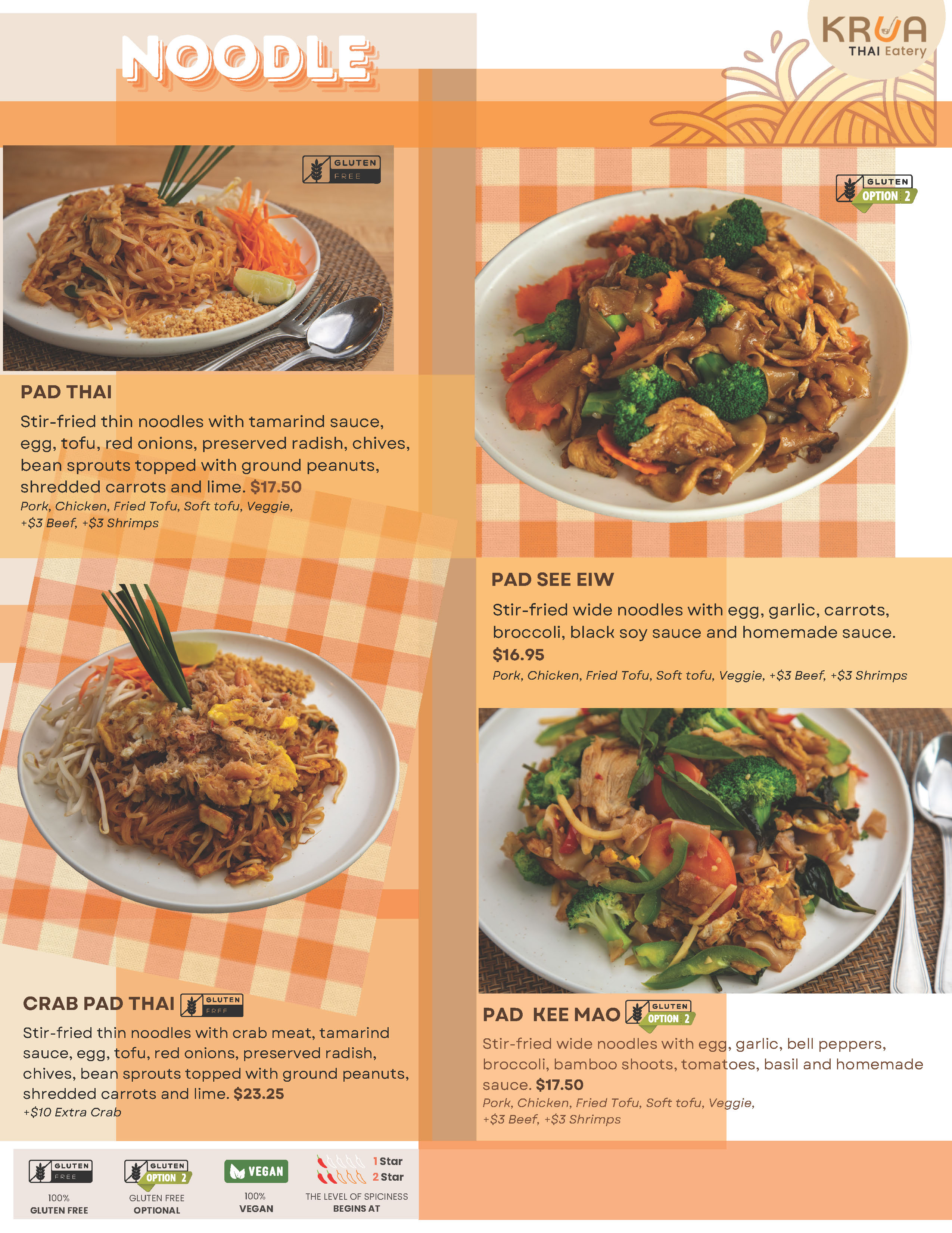 Krua Thai Eatery Thai Restaurant U District Ravenna Seattle