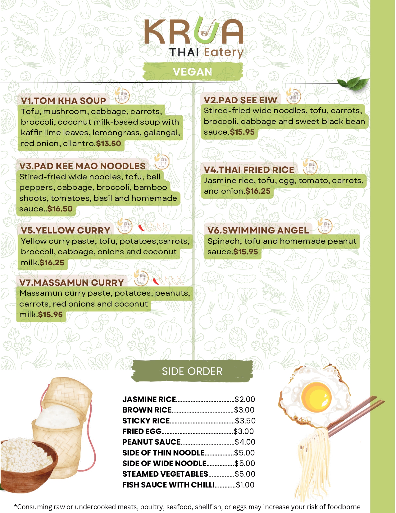 Krua Thai Eatery Thai Restaurant U District Ravenna Seattle